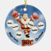 Santa’s Festive Chimney Ornament (Vorne)