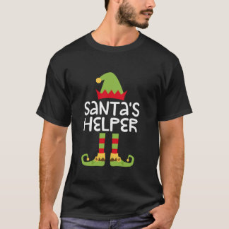 Santa s Helper T Shirt Matching Christmas Elf Shir