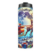 Santa’s Interstellar Eve Ride Thermosbecher (Vorderseite)