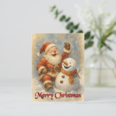 Santa’s Laughter in Winter’s Embrace (Stehend Vorderseite)