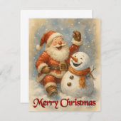 Santa’s Laughter in Winter’s Embrace (Vorne/Hinten)