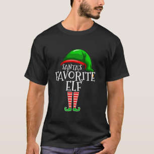 Santa s Lieblings Elf Group Matching Family Christ T-Shirt