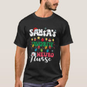 Santa s Lieblings Neuro Nurie Weihnachtsmannmütze T-Shirt (Vorderseite)