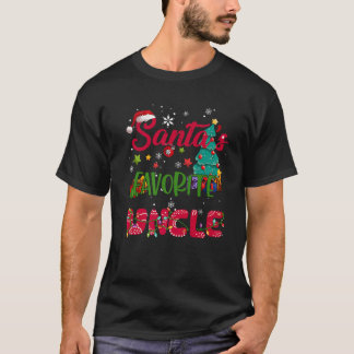 Santa s Lieblings Onkel Weihnachtsmannmütze Ugly C T-Shirt
