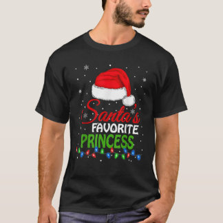 Santa s Lieblings Princess Weihnachtsmannmütze Lig T-Shirt