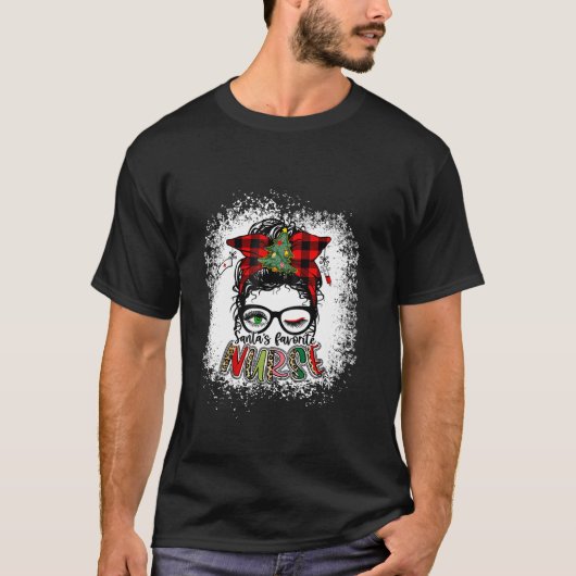 Santa s Lieblings-Weihnachtsnachtsweihnacht Mama M T-Shirt (Vorderseite)