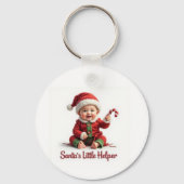 Santa’s Little Helper Keychain – Cute Christmas Schlüsselanhänger (Vorderseite)
