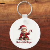 Santa’s Little Helper Keychain – Cute Christmas Schlüsselanhänger (Vorderseite)