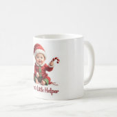 Santa’s Little Helper Mug – Cute Baby Christmas  Kaffeetasse (VorderseiteRechts)