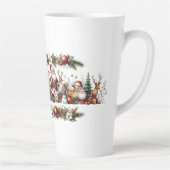 Santa’s Merry Band in Evergreen Splendor Milchtasse (Rechts)