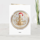 Santa’s Next Move – Funny Chess Christmas Greeting Karte (Rückseite)