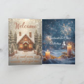 Santa’s Next Move – Funny Chess Christmas Greeting Karte (Innenseite)