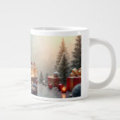 Santa’s Next Move – Funny Chess Christmas Mug for Jumbo-Tasse (Rechts)