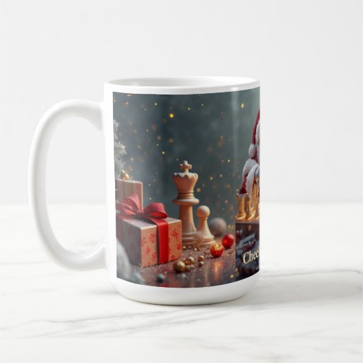 Santa’s Next Move – Funny Chess Christmas Mug for  Kaffeetasse (Links)