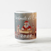 Santa’s Next Move – Funny Chess Christmas Mug for  Kaffeetasse (Mittel)