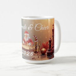 Santa’s Next Move – Funny Chess Christmas Mug for Kaffeetasse