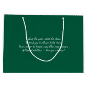 Santa’s Online Computer Lovers Merry Christmas! Große Geschenktüte (Rückseite)