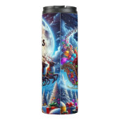 Santa’s Peaceful Sky Journey Thermosbecher (Rückseite)