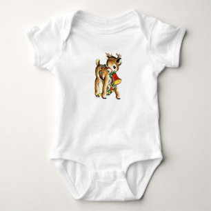 Santa’s Reindeer Baby Tee
