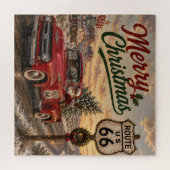 Santa’s Route 66 Weihnachts-Puzzle Puzzle (Horizontal)