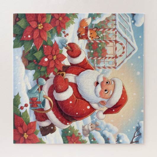 Santa’s Secret Winter Garden Puzzle (Horizontal)