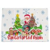 Santa’s Silent But Deadly Sleigh Ride Große Geschenktüte (Vorderseite)