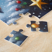 Santa’s Sleigh and Reindeer on Christmas Night Puzzle (Seite)