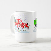 Santa’s Snowplow Shenanigans – Wreck the Halls! Kaffeetasse (Vorderseite Links)