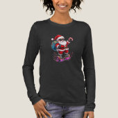 Santa’s Spin-Out Tri-Blend Shirt (Vorderseite)