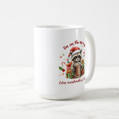 Santa’s Sweet Raccoon Treat Kaffeetasse (VorderseiteRechts)