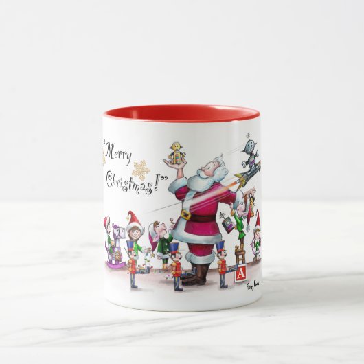 Santa’s Toy Shp Mug Tasse (Zentrum)