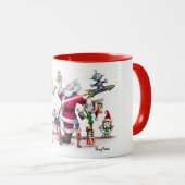 Santa’s Toy Shp Mug Tasse (VorderseiteRechts)