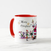 Santa’s Toy Shp Mug Tasse (Vorderseite Links)