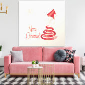 Santa s Tree Leinwanddruck (Insitu (Wohnzimmer))