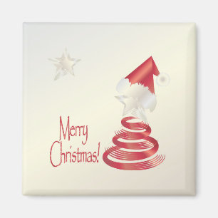 Santa s Tree Magnet