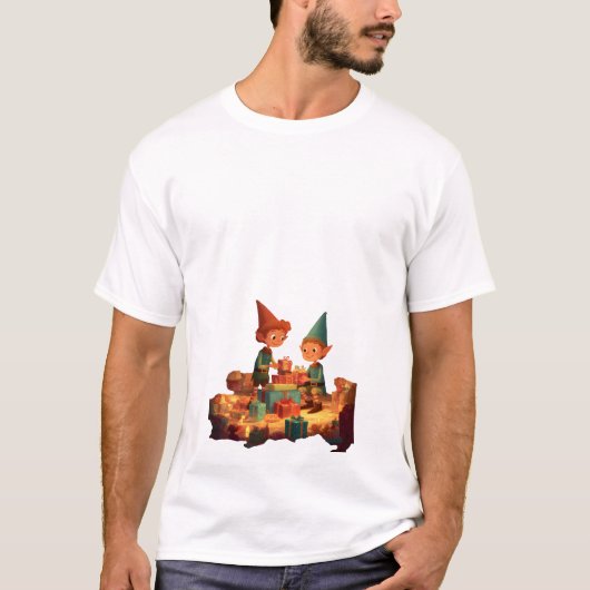 Santa’s Workshop Magie T-Shirt (Vorderseite)