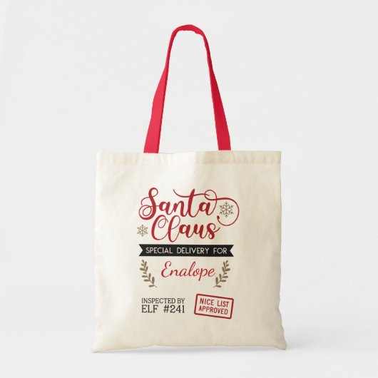 Santa Sack Weihnachten Tragetasche (Vorne)