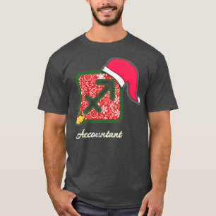 Santa Sagittarius Buchhalter Funny Xx27mas Geschen T-Shirt