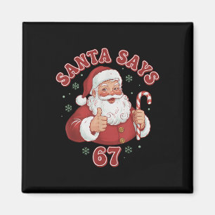 Santa sagt 67 lustige Retro-Weihnachts-Meme  Magnet