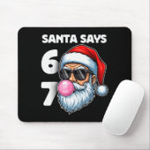 Santa sagt sechs sieben, 6 7 Gen Alpha Meme Slang Mousepad (Mit Mouse)