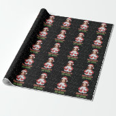 Santa sagt Six Seven 67 Benutzerdefiniertes Gesich Geschenkpapier (Ungerollt)
