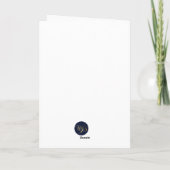 Santa sah deine Wunschliste Karte (Rückseite)