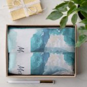 Santa Sailing – Tropical Christmas by the Sea Seidenpapier (Geschenk)