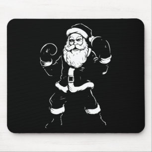 Santa Santa, Boxer Boxen Kickboxen Weihnachten Mar Mousepad