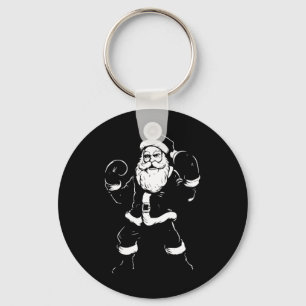 Santa Santa, Boxer Boxen Kickboxen Weihnachten Mar Schlüsselanhänger