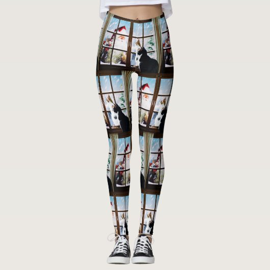 Santa Santa Santa Leggings (Vorderseite)