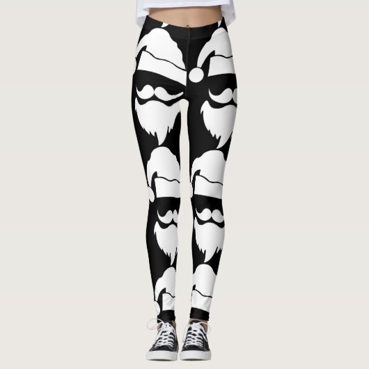 **SANTA SANTA UND SANTA** CHRISTMAS LEGGINGS (Vorderseite)
