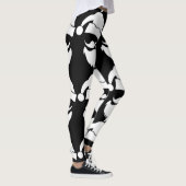 **SANTA SANTA UND SANTA** CHRISTMAS LEGGINGS (Rechts)