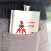 Santa Sasquatch und Jackalope Christmas Custom Flachmann (Beispiel)