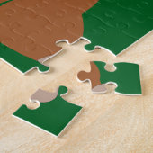 Santa Sasquatch und Jackalope Christmas Custom Puzzle (Seite)